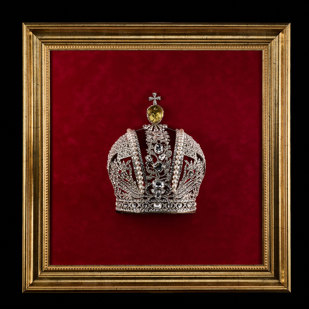 Панно «Корона Российской Империи» 67х67 см - интернет магазин Русь Велика я 