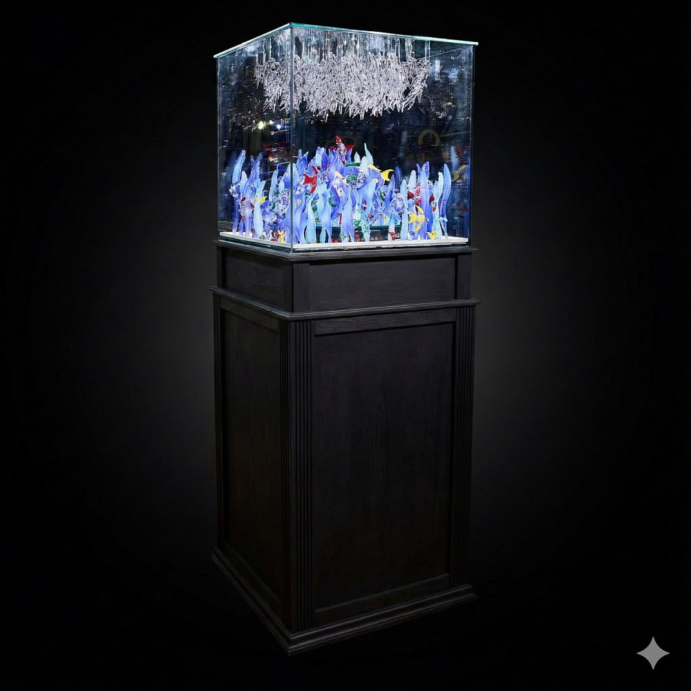 Хрустальный аквариум с коралловыми рифами - интернет магазин Русь Велика я фото 1