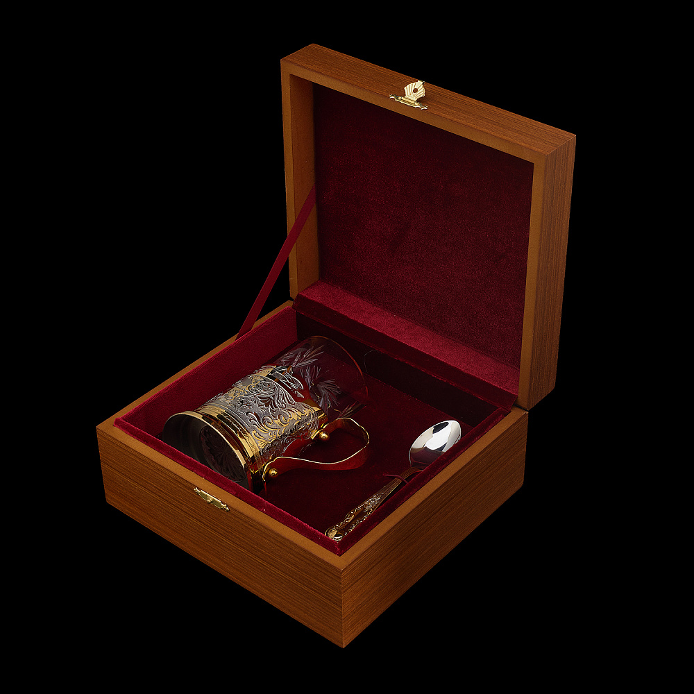 Подстаканник «Охота». Златоуст - интернет магазин Русь Велика я фото 3