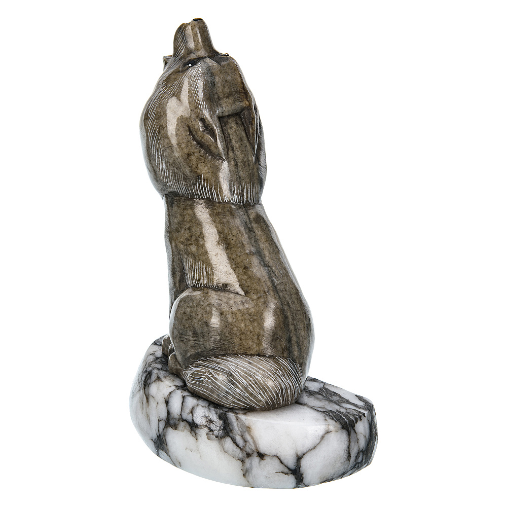 Статуэтка из камня «Волк» - интернет магазин Русь Велика я фото 3