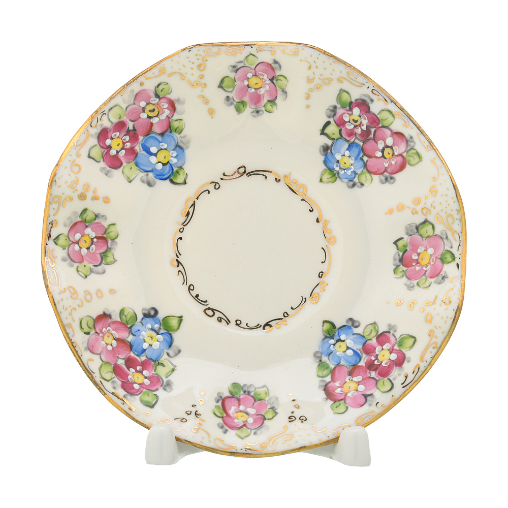 Чайный сервиз на 6 персон «Семейный». Гжель в цвете - интернет магазин Русь Велика я фото 5