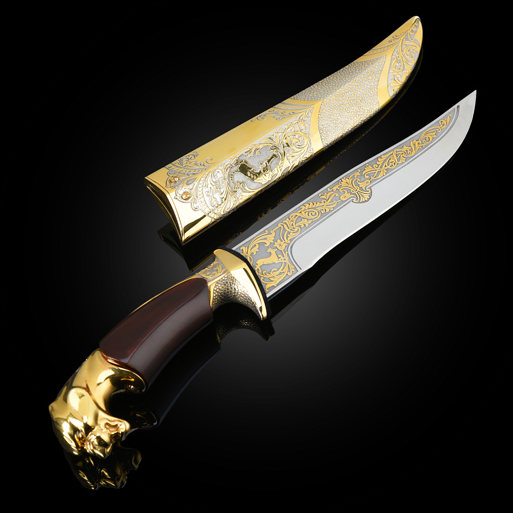 Нож сувенирный «Леопард». Златоуст - интернет магазин Русь Велика я 