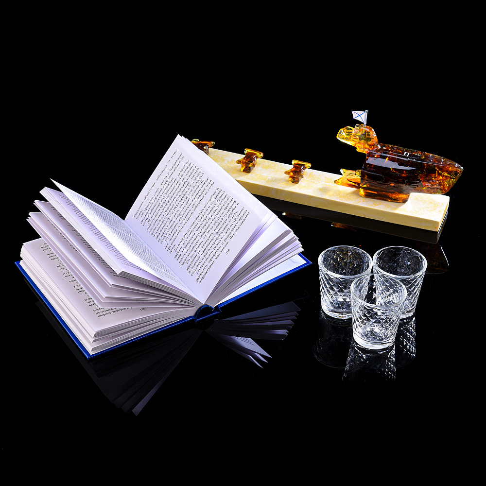 Мини-бар из янтаря «Подводная лодка» - интернет магазин Русь Велика я фото 1