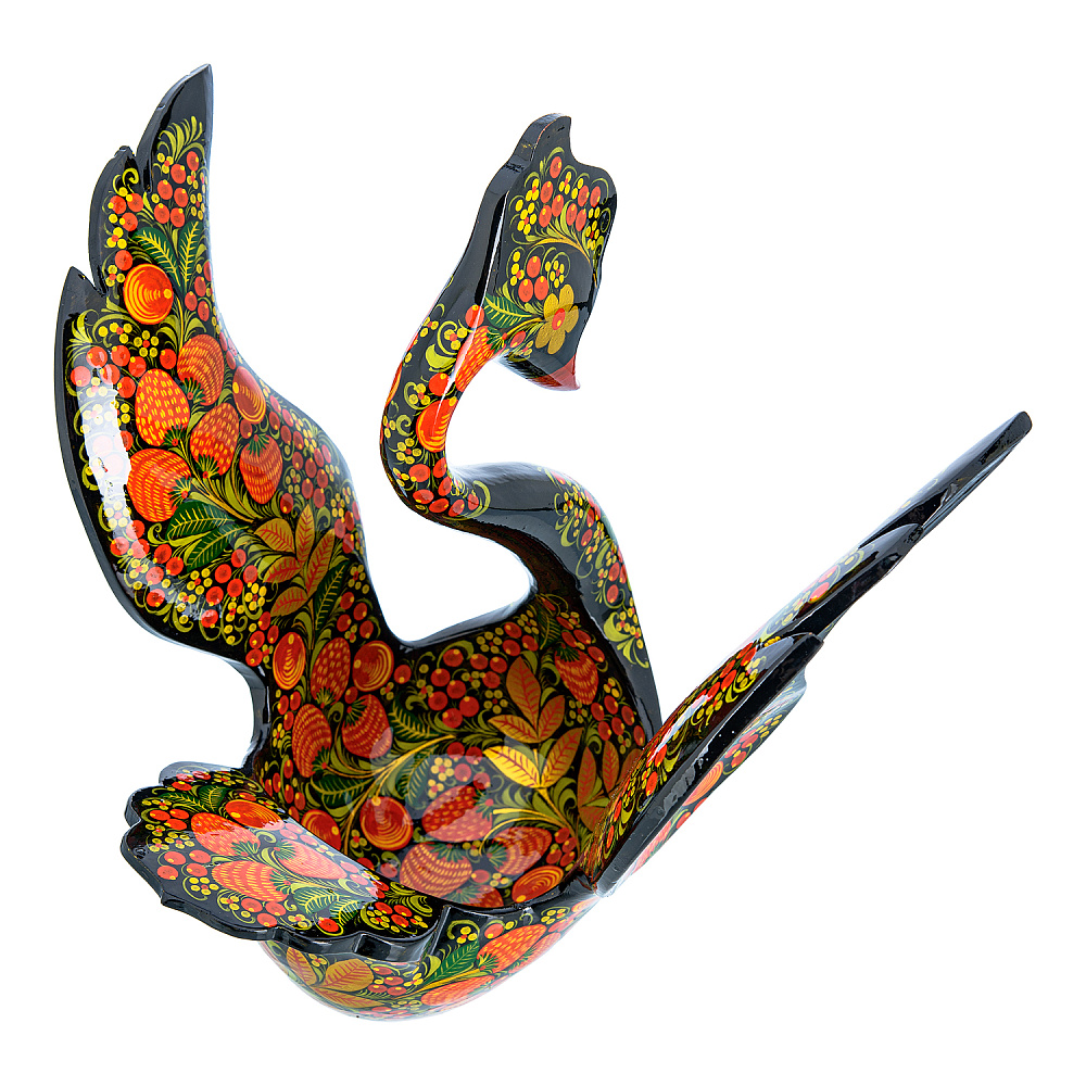 Братина «Лебедь». Хохлома - интернет магазин Русь Велика я фото 1