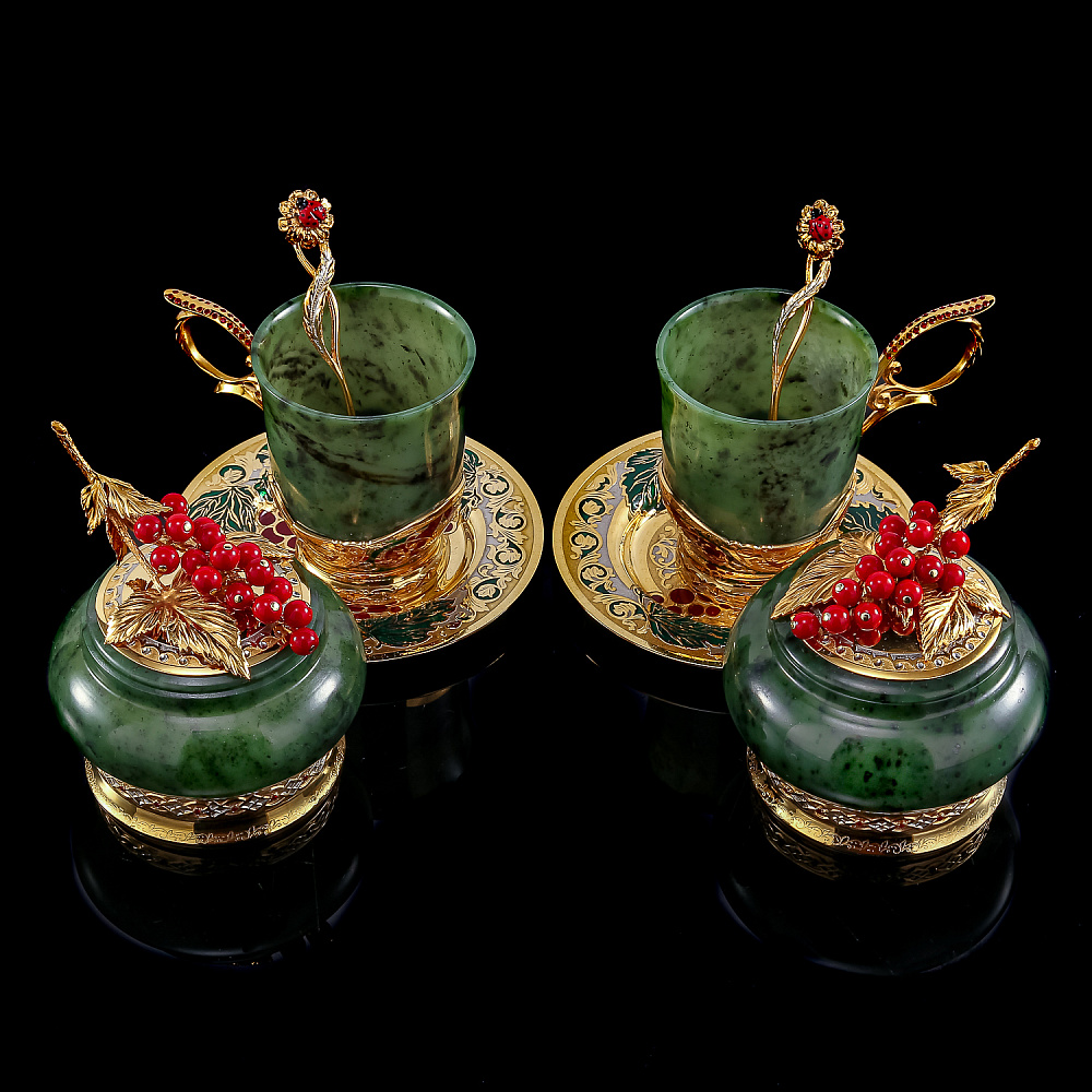 Чайный набор на 2 персоны «Красная смородина». Златоуст - интернет магазин Русь Велика я 