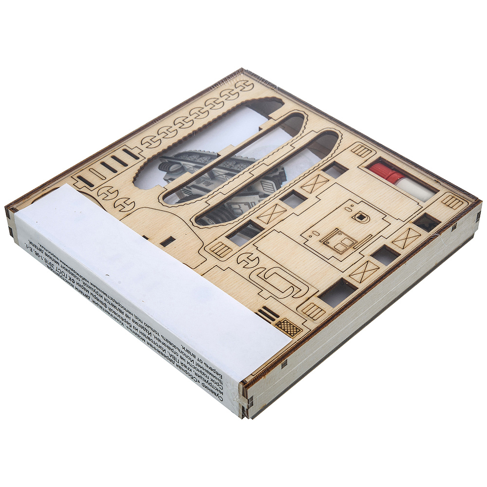 Сборная деревянная модель «Танк Т-34» - интернет магазин Русь Велика я фото 1