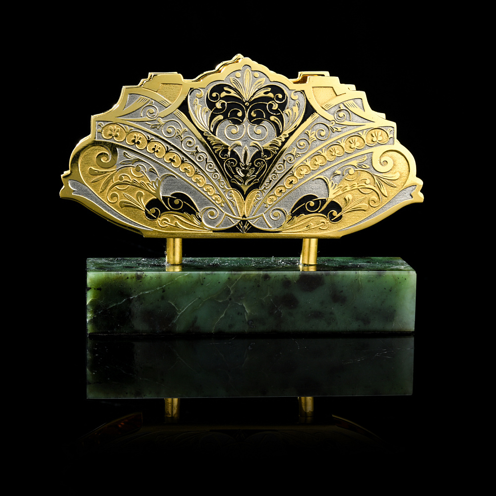 Визитница настольная. Златоуст - интернет магазин Русь Велика я фото 1