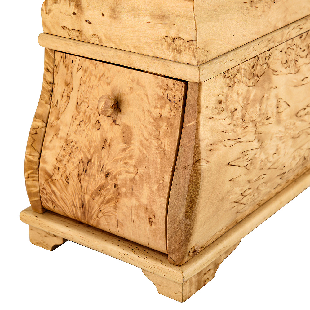 Деревянная шкатулка-ларец из карельской березы - интернет магазин Русь Велика я фото 6