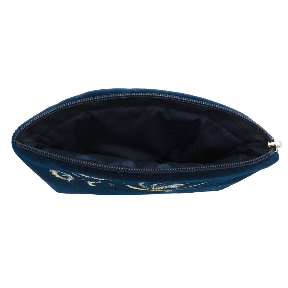 Косметичка «Птица». Темно-синяя с вышивкой - интернет магазин Русь Велика я фото 3