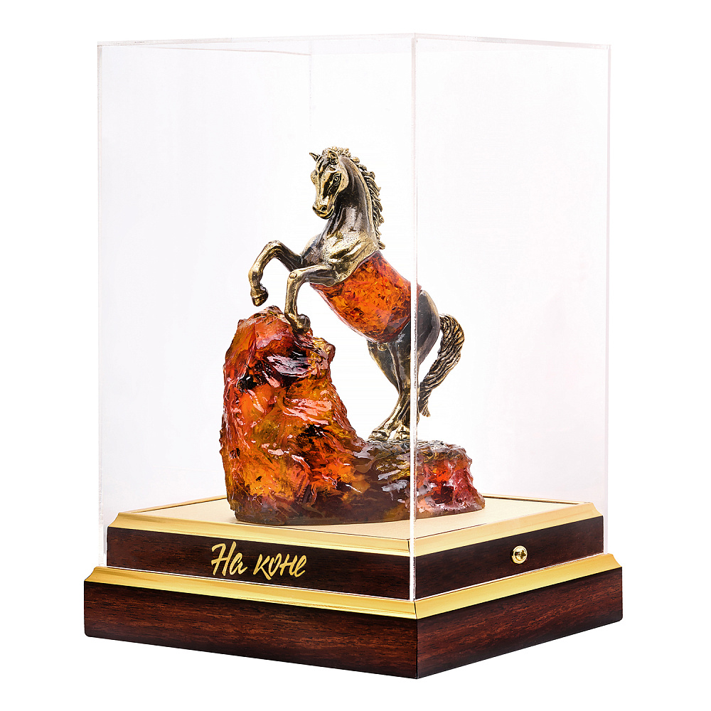 Лошадь Символ 2026 года. Скульптура «На коне» - интернет магазин Русь Велика я 