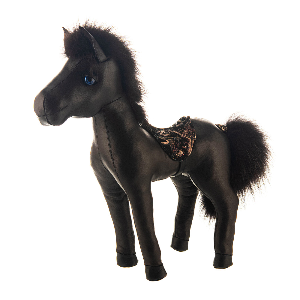 Лошадь Символ 2026 года. Меховая игрушка «Конь» - интернет магазин Русь Велика я 