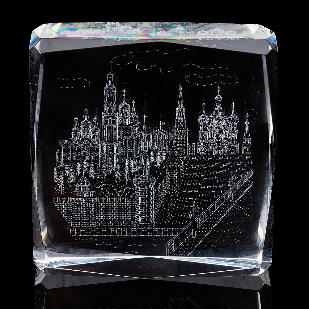 Лазерная графика. Куб «Москва» - интернет магазин Русь Велика я 