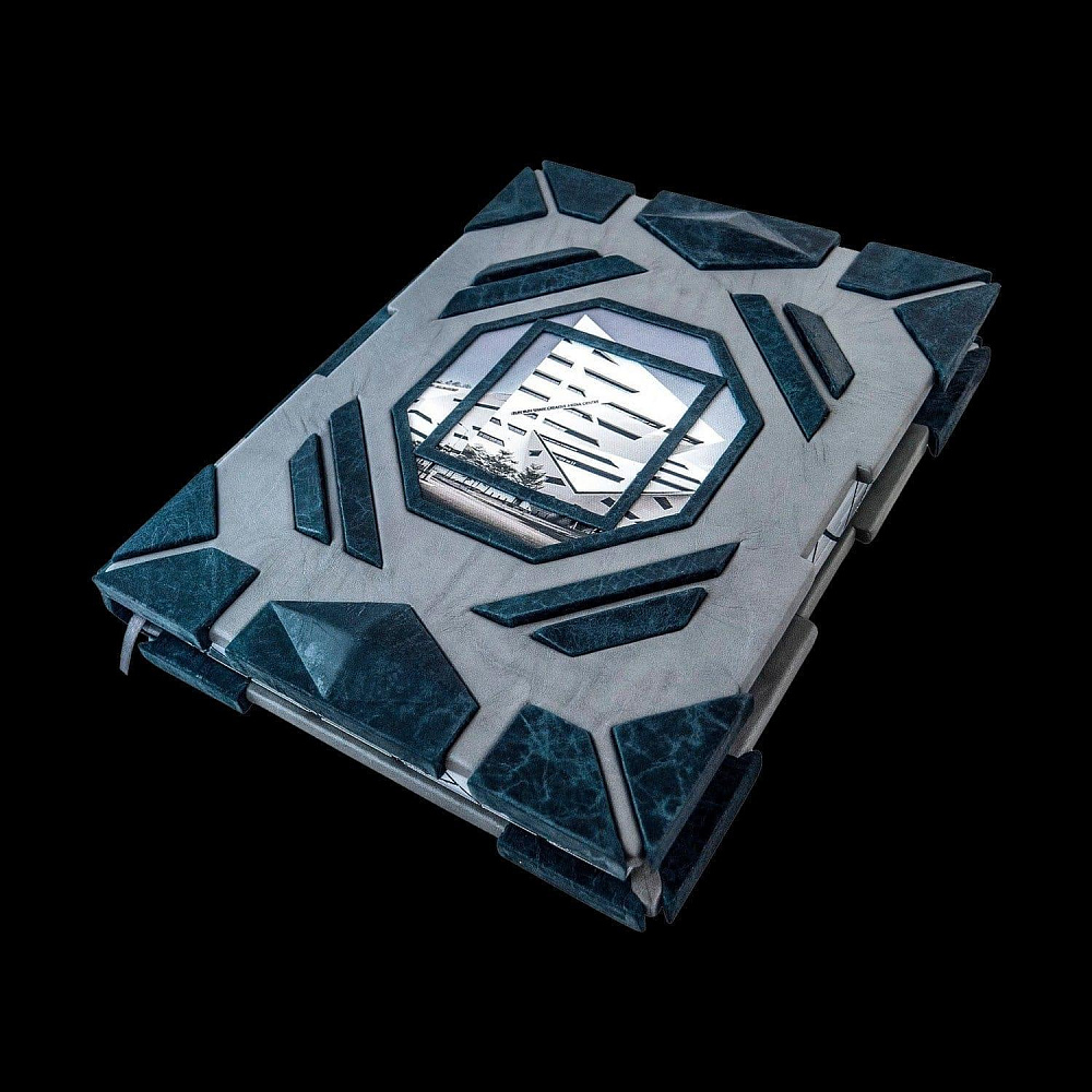 Книга «Шедевры мировой архитектуры» Уилл Прайс. Кожаный переплёт. На подставке - интернет магазин Русь Велика я фото 9