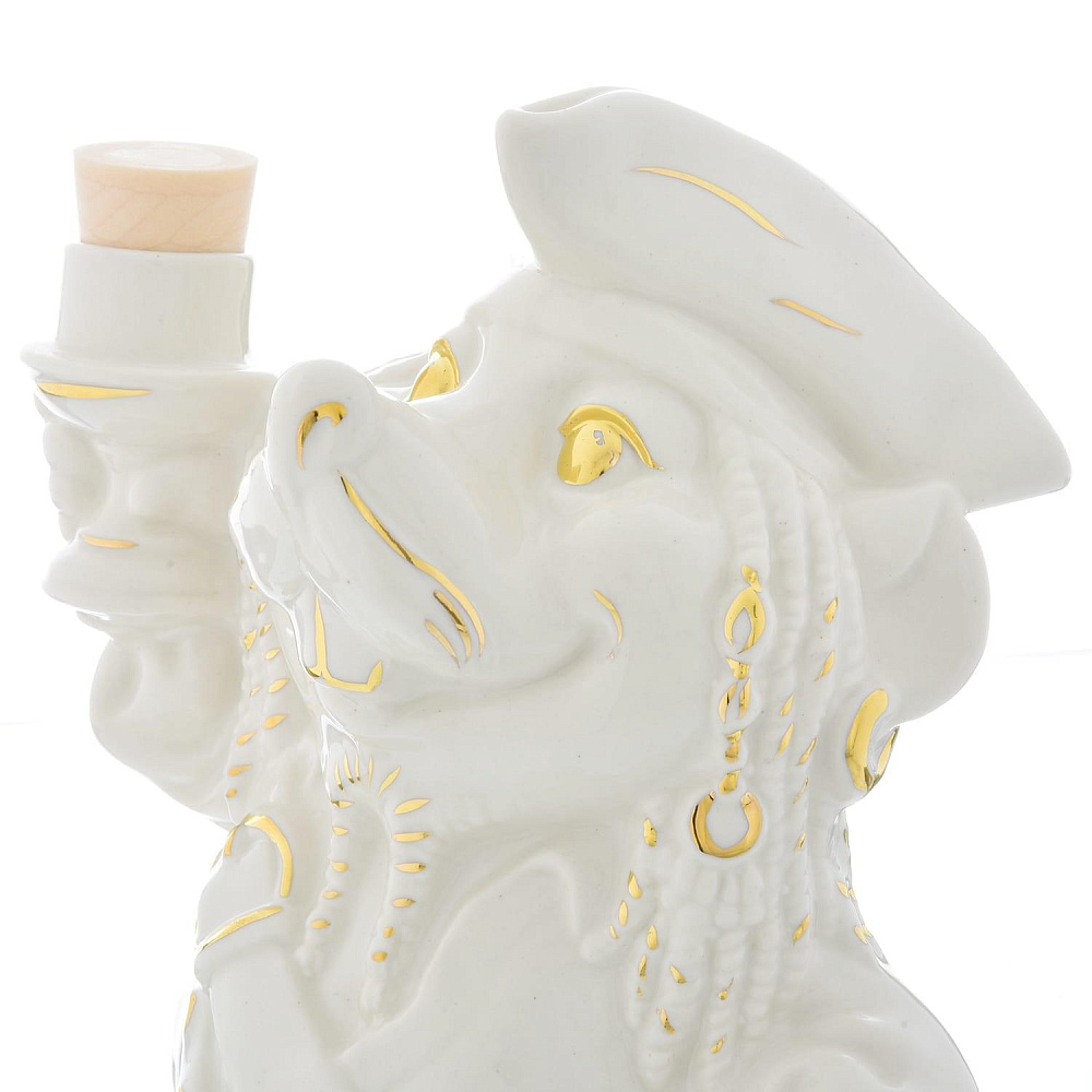 Штоф фарфоровый 500 мл «Крыса-пират». Гжель - интернет магазин Русь Велика я фото 5