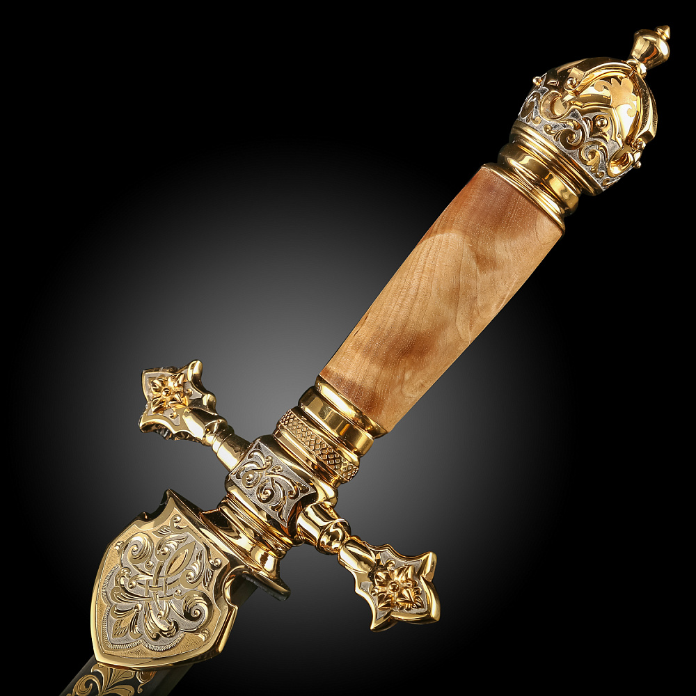 Кортик сувенирный «Царская охота». Златоуст - интернет магазин Русь Велика я фото 7