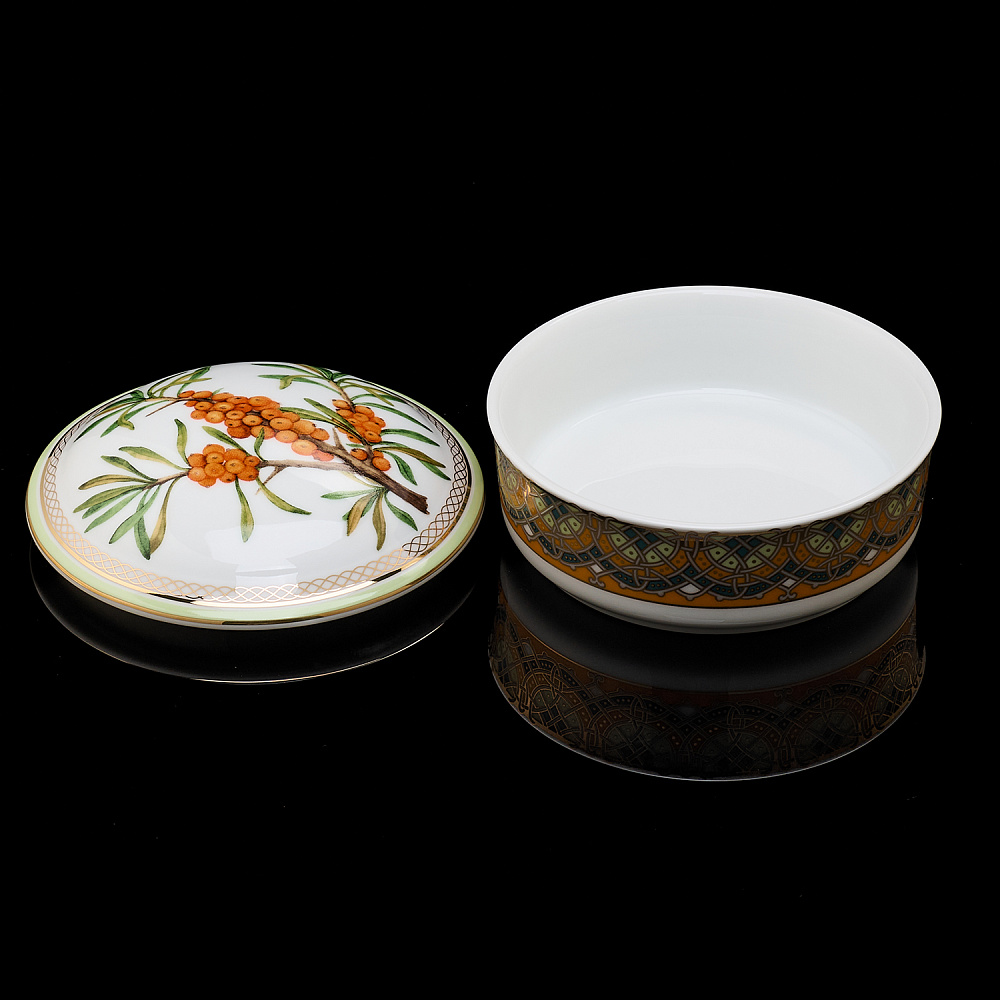 Туалетная коробочка «Облепиха сибирская». Форма Круглая. ИФЗ - интернет магазин Русь Велика я фото 3