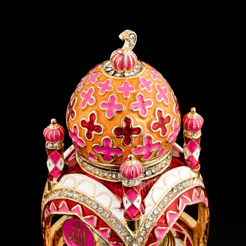 Шкатулка с часами «Мечеть». Традиции Фаберже - интернет магазин Русь Велика я фото 5