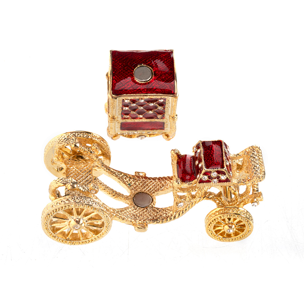 Шкатулка «Карета». Традиции Фаберже - интернет магазин Русь Велика я фото 2