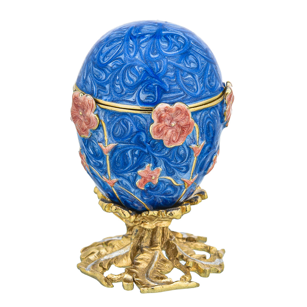 Шкатулка яйцо пасхальное «Маки». Фаберже - интернет магазин Русь Велика я 