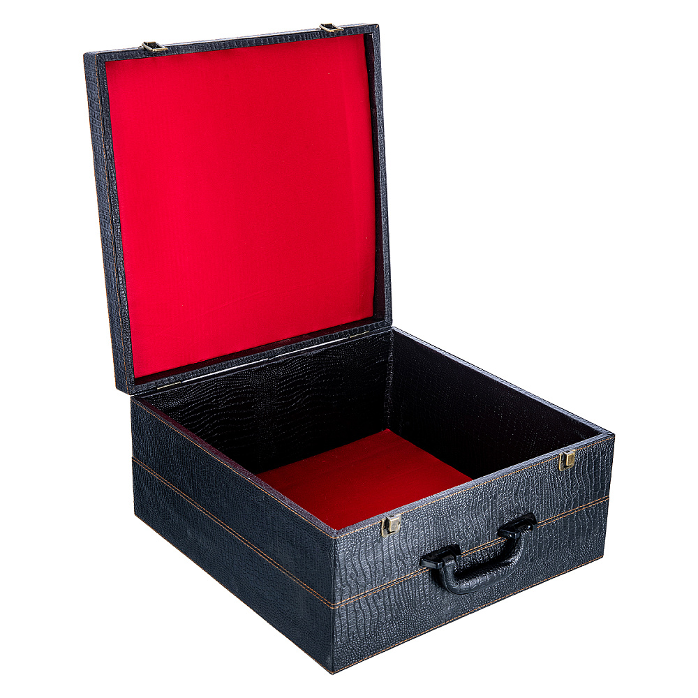 Подарочная упаковка из искусственной кожи «Чемодан» 40х40х20 см - интернет магазин Русь Велика я фото 2