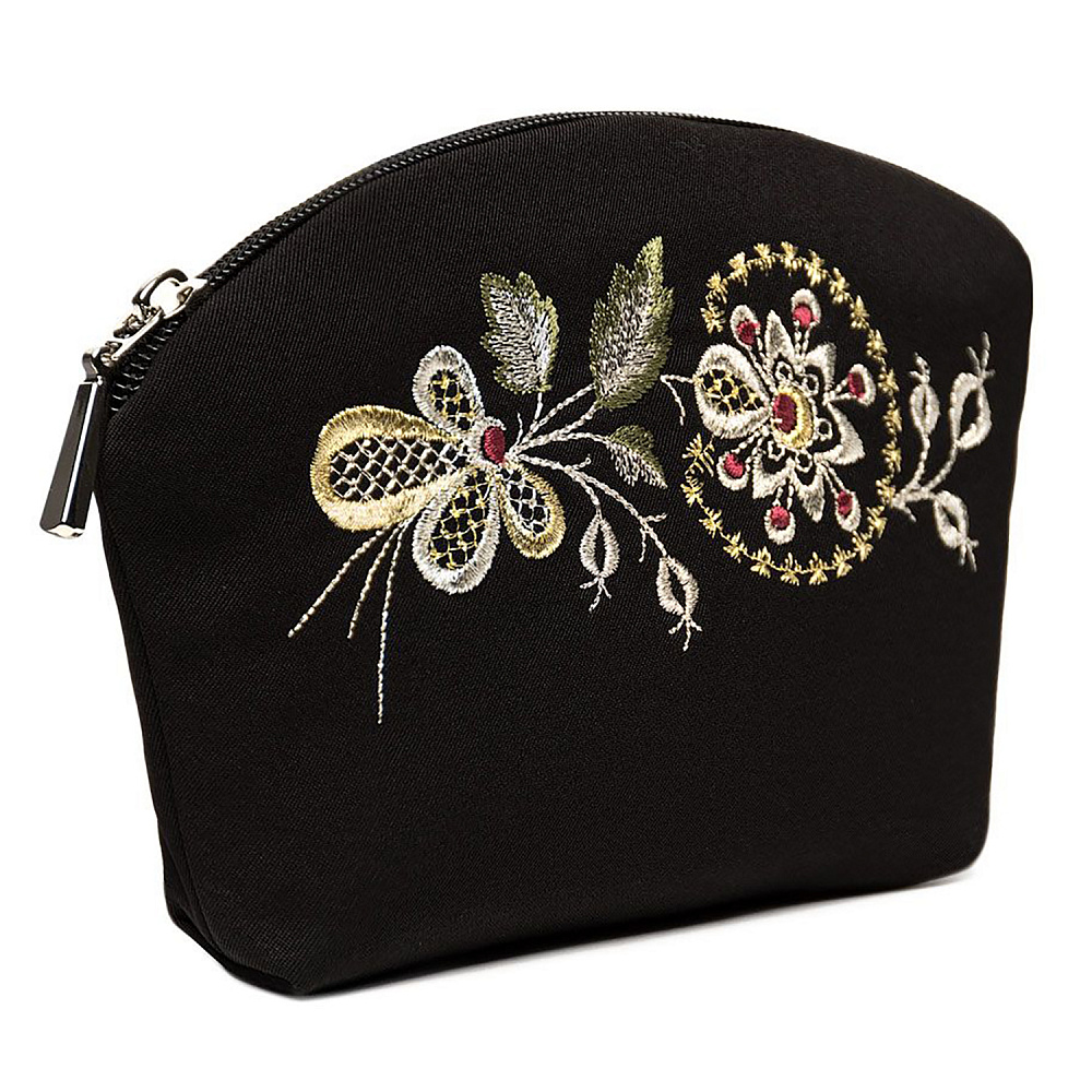 Косметичка «Заря». Черная с вышивкой - интернет магазин Русь Велика я 