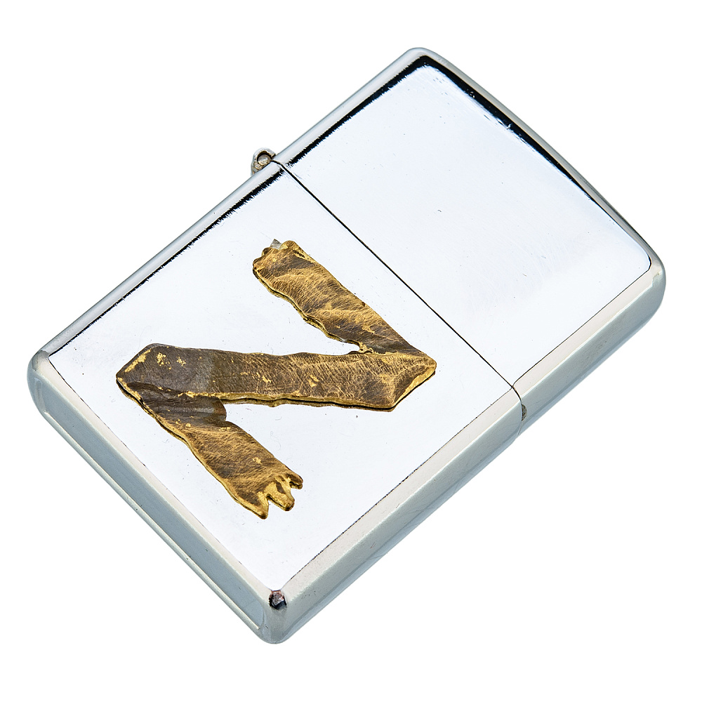 Зажигалка с бронзовой накладкой «Z» - интернет магазин Русь Велика я 