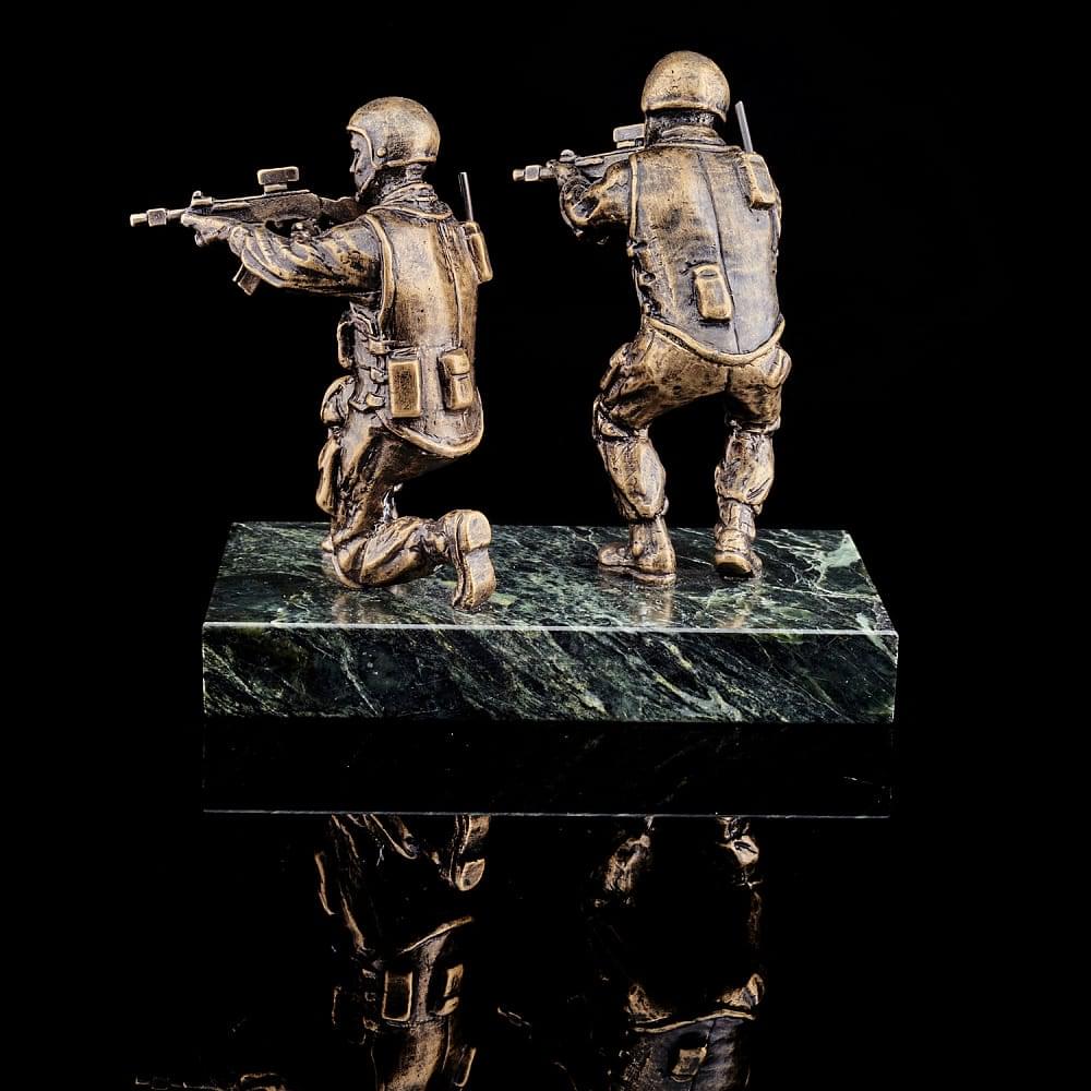 Бронзовая статуэтка «Спецназ-антитеррор» - интернет магазин Русь Велика я фото 3