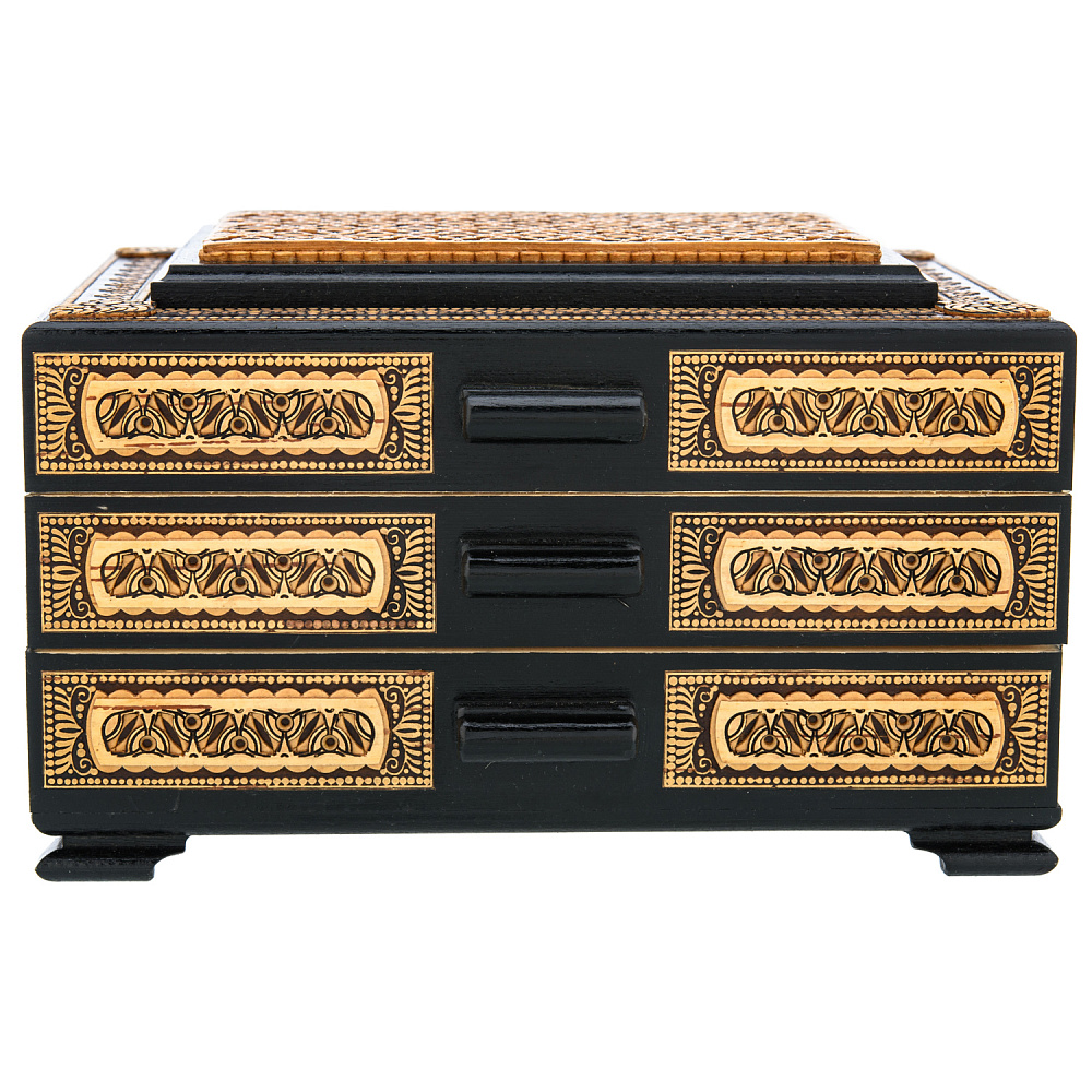 Шкатулка прямоугольная из бересты - интернет магазин Русь Велика я фото 2