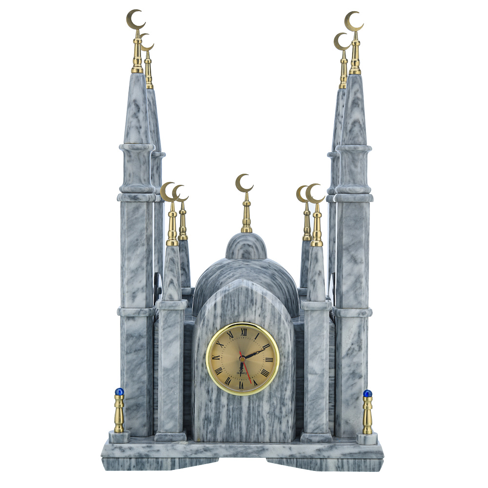 Часы настольные из натурального камня «Мечеть» - интернет магазин Русь Велика я 