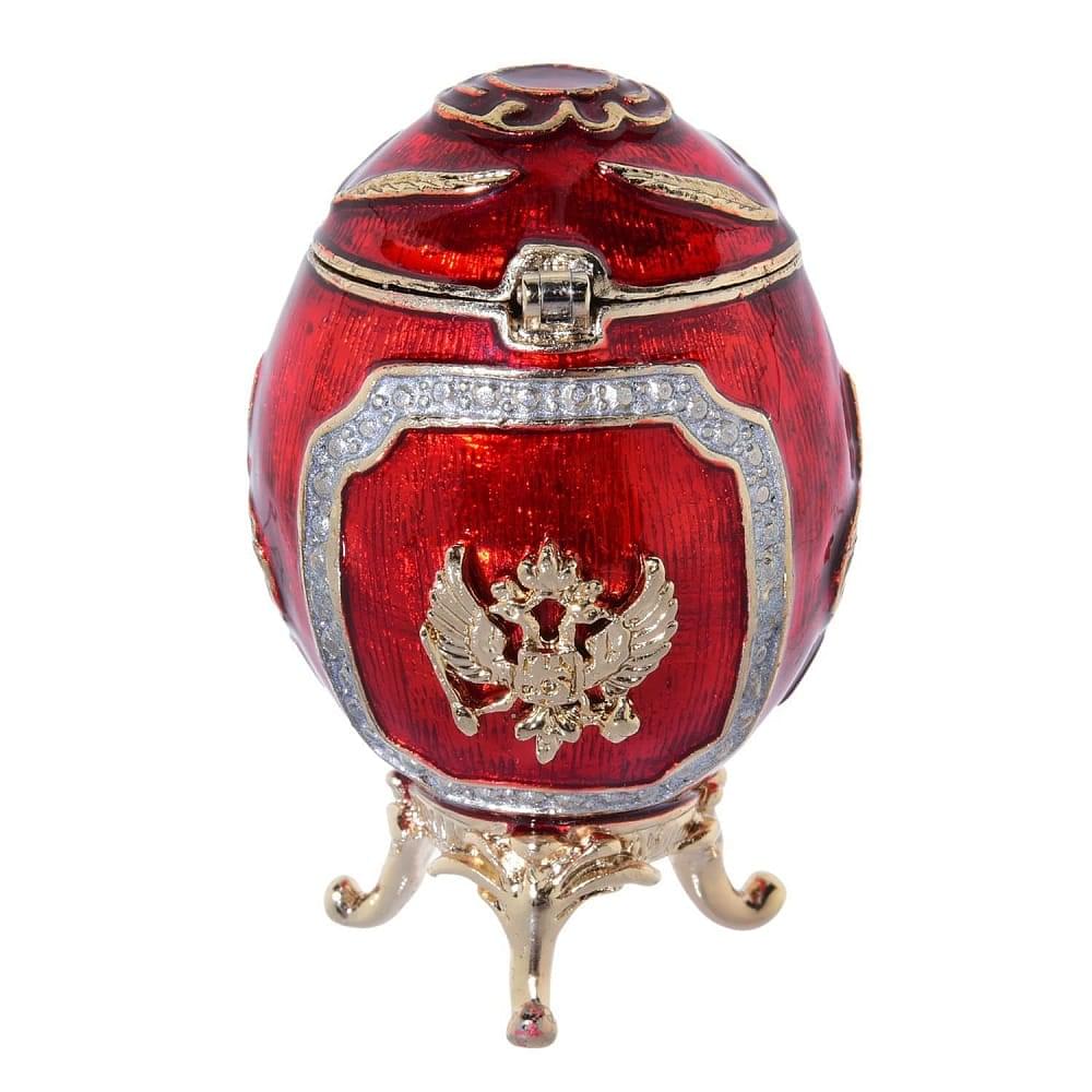 Шкатулка яйцо «Посвящение» Фаберже - интернет магазин Русь Велика я 