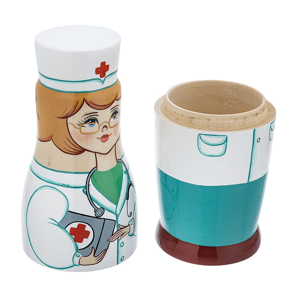 Футляр для бутылки «Доктор». Хохлома - интернет магазин Русь Велика я фото 1