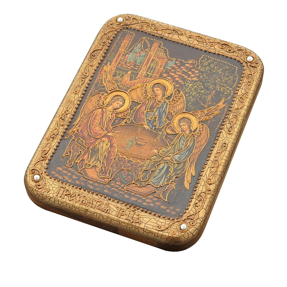 Икона «Троица» 15 х 20 см - интернет магазин Русь Велика я фото 1