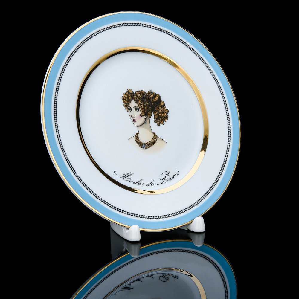 Тарелка мелкая «Modes de Paris». Форма Европейская-2. ИФЗ - интернет магазин Русь Велика я фото 1