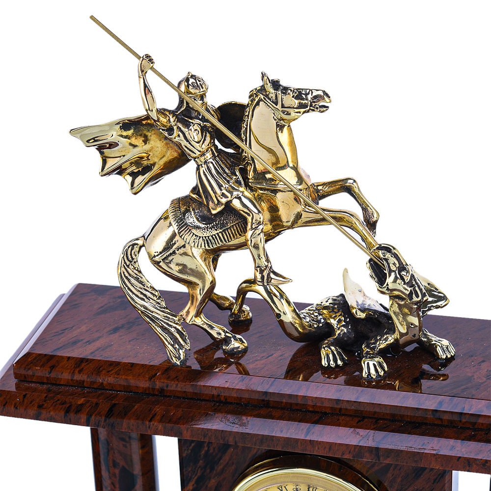 Настольный письменный набор из натурального камня «Георгий Победоносец» - интернет магазин Русь Велика я фото 2