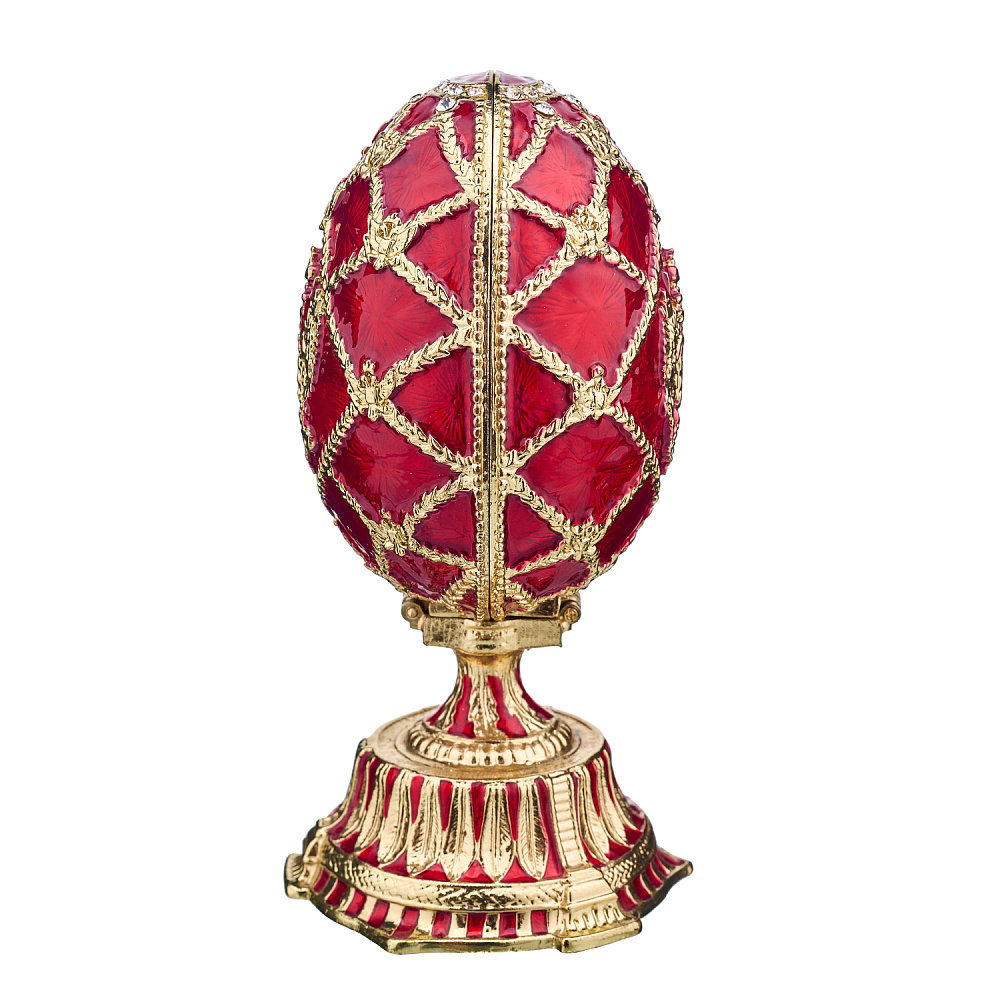 Пасхальное яйцо-шкатулка «Корона». Традиции Фаберже - интернет магазин Русь Велика я фото 2