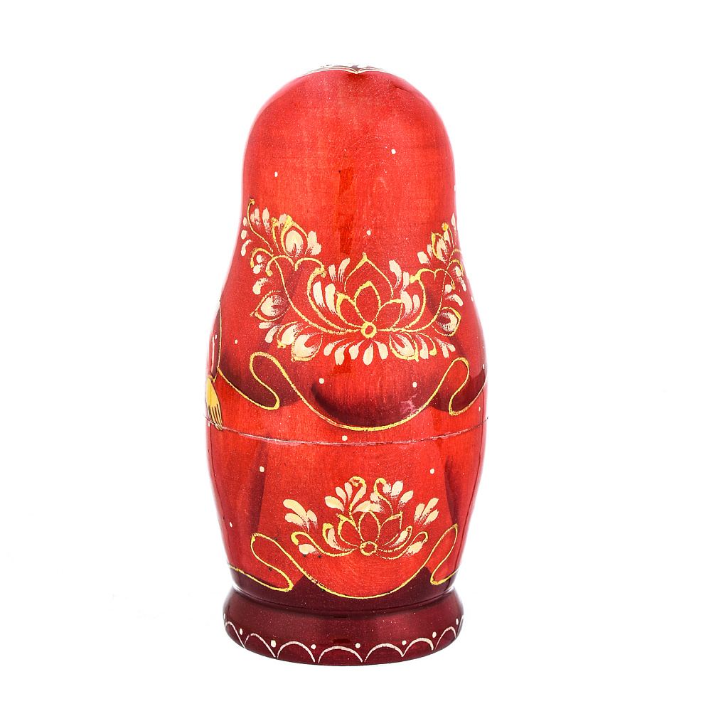 Матрешка «Цветы» 5 мест - интернет магазин Русь Велика я фото 2