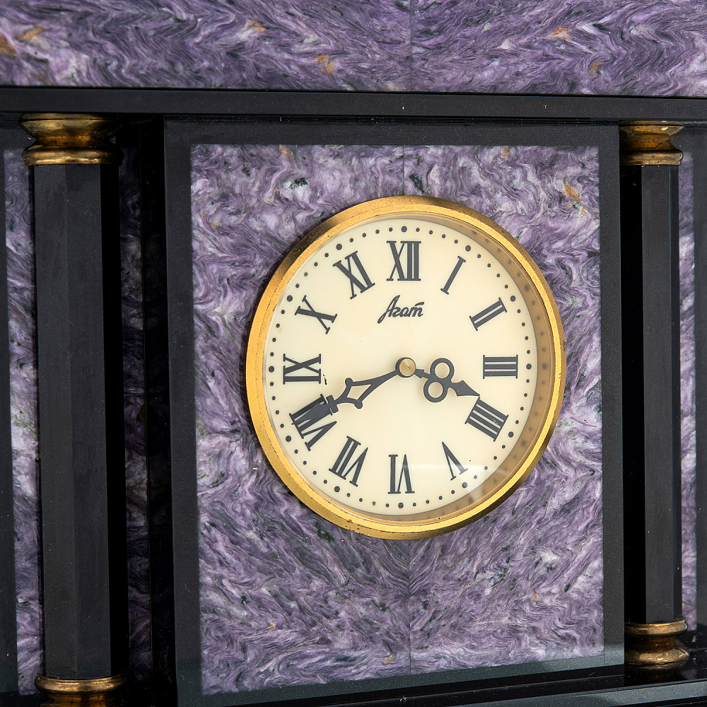 Часы настольные из камня «Колонна». Златоуст - интернет магазин Русь Велика я фото 3