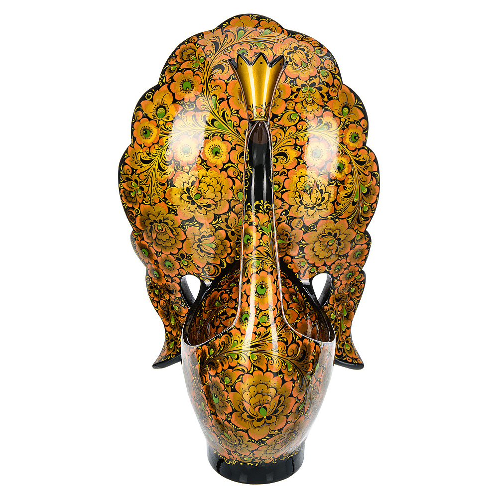 Братина «Павлин». Хохлома - интернет магазин Русь Велика я фото 1