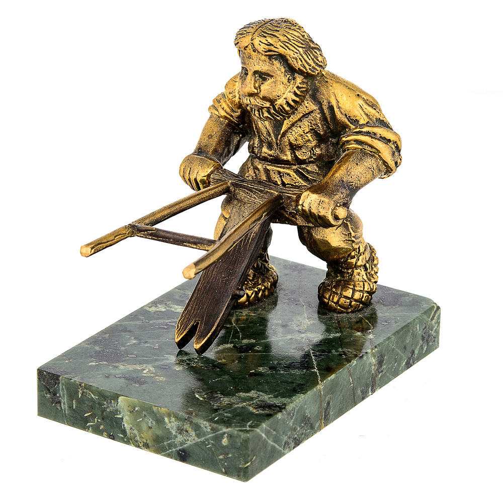 Бронзовая статуэтка «Пахарь» - интернет магазин Русь Велика я фото 1