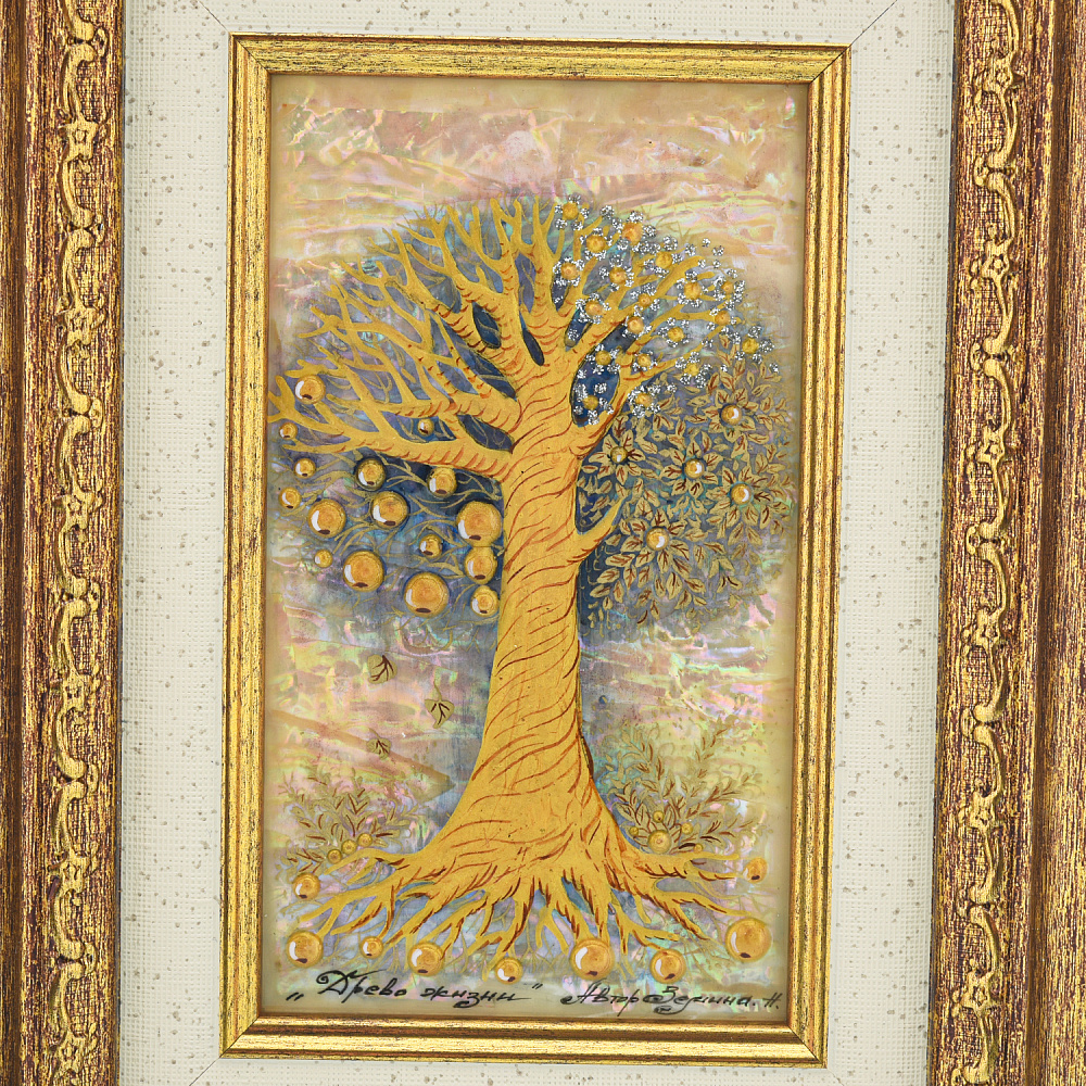 Картина на перламутре «Древо жизни» 25х19 см - интернет магазин Русь Велика я фото 2