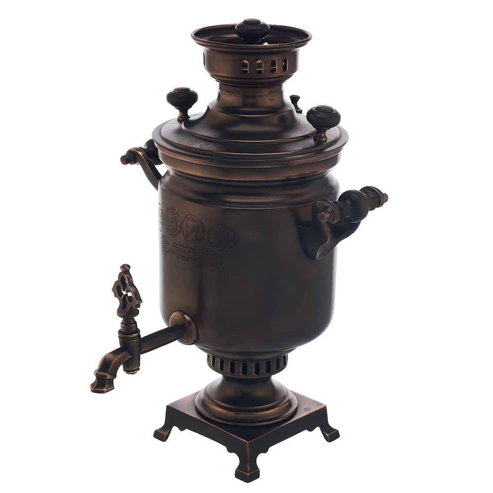 Самовар жаровой 3 л медальный. Клейма Баташева - интернет магазин Русь Велика я фото 3