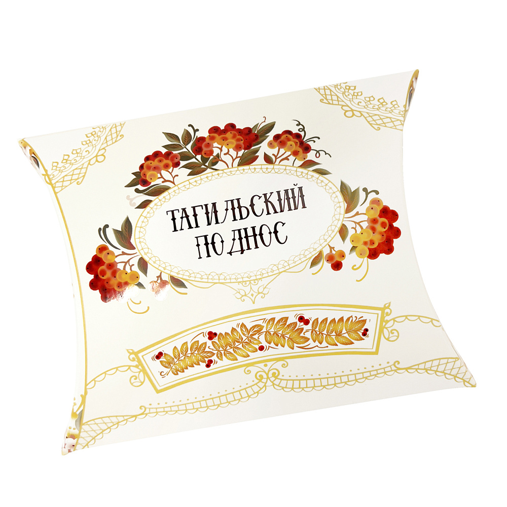 Платок шелковый «Тагильский поднос» 90х90 см - интернет магазин Русь Велика я фото 2