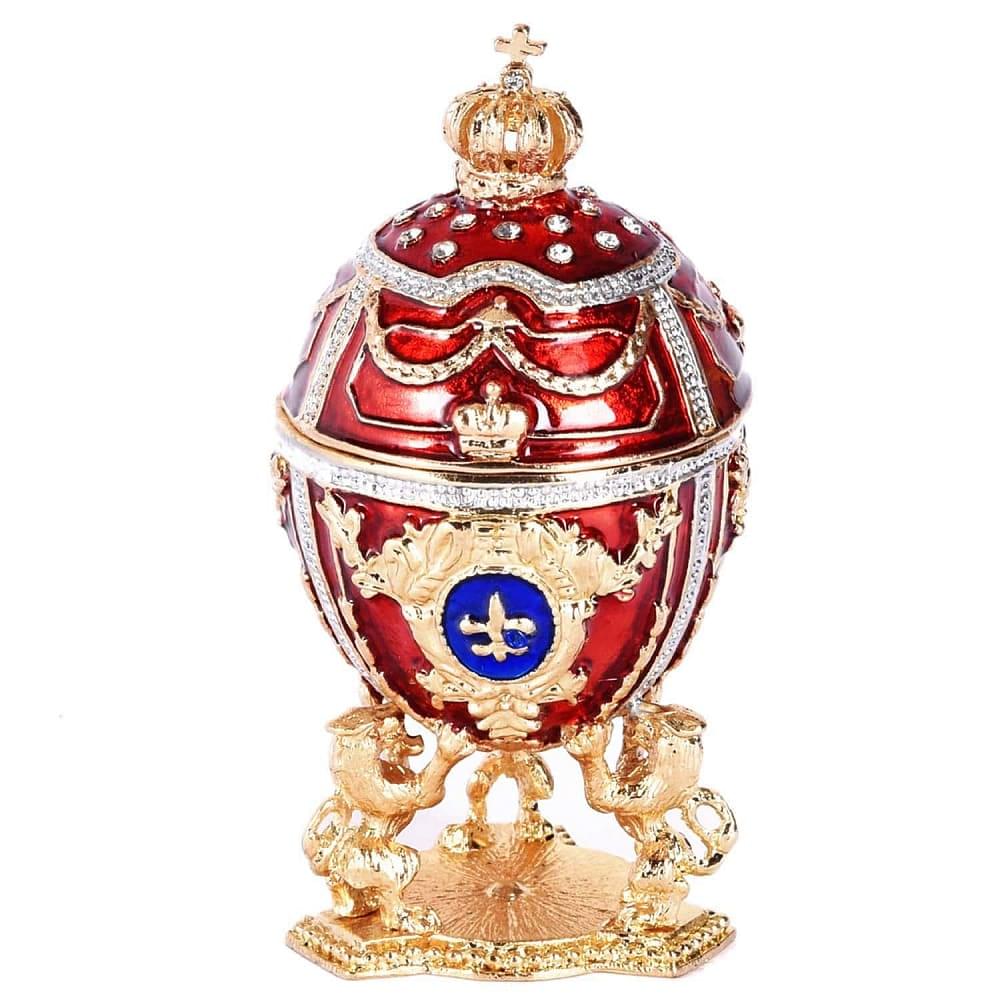 Шкатулка «Яйцо пасхальное» Фаберже - интернет магазин Русь Велика я 