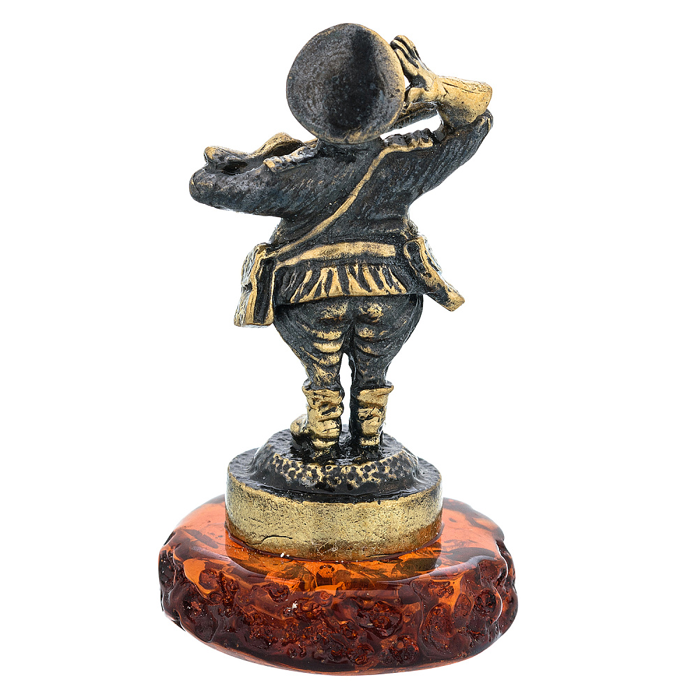 Статуэтка с янтарем «Регулировщик» - интернет магазин Русь Велика я фото 3