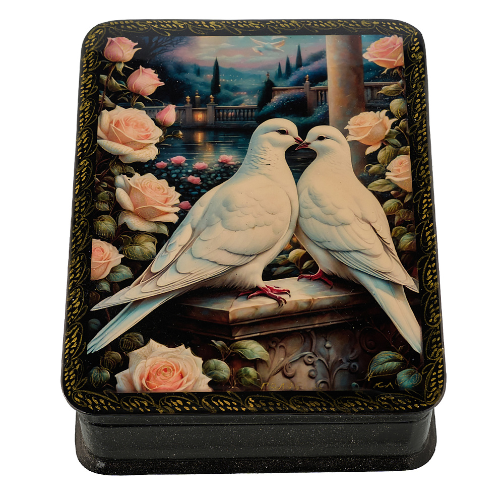 Шкатулка «Голубки» - интернет магазин Русь Велика я 