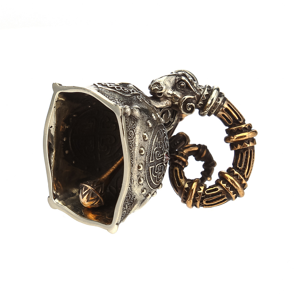 Бронзовый колокольчик «Баран-таран» - интернет магазин Русь Велика я фото 4