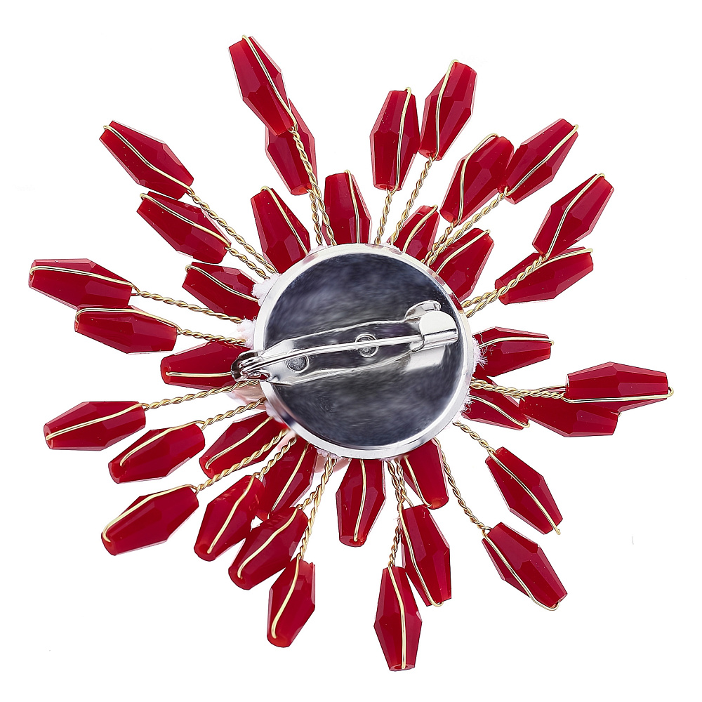 Брошь с жемчугом «Цветок» - интернет магазин Русь Велика я фото 1