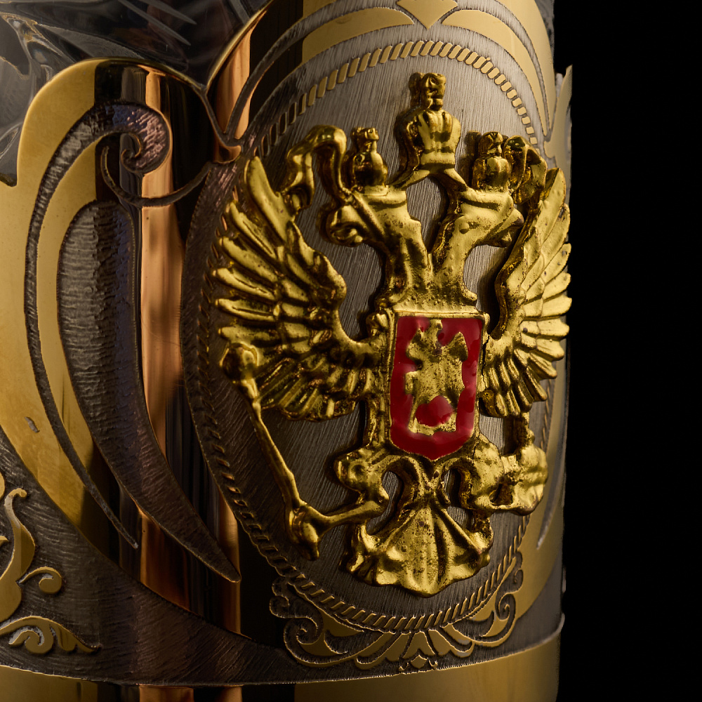 Подстаканник «Герб РФ». Златоуст - интернет магазин Русь Велика я фото 6