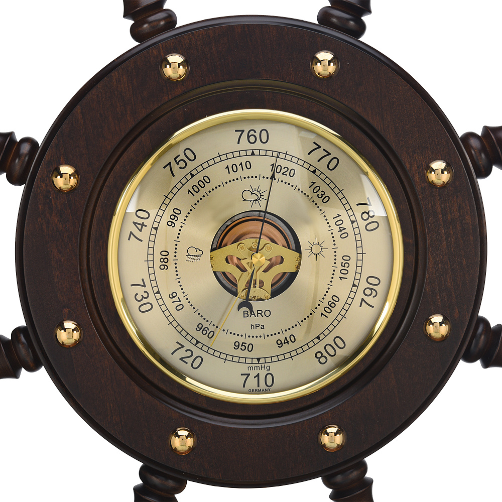 Барометр настенный «Штурвал» - интернет магазин Русь Велика я фото 1
