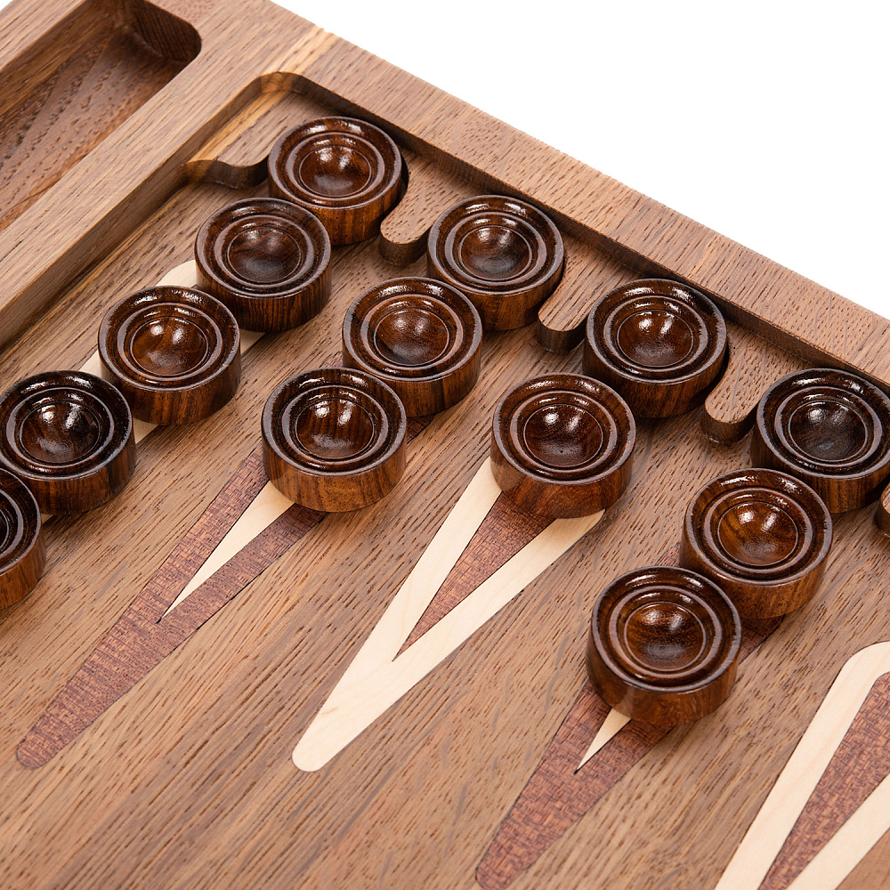 Нарды деревянные из массива морёного дуба «Былинные» - интернет магазин Русь Велика я фото 6